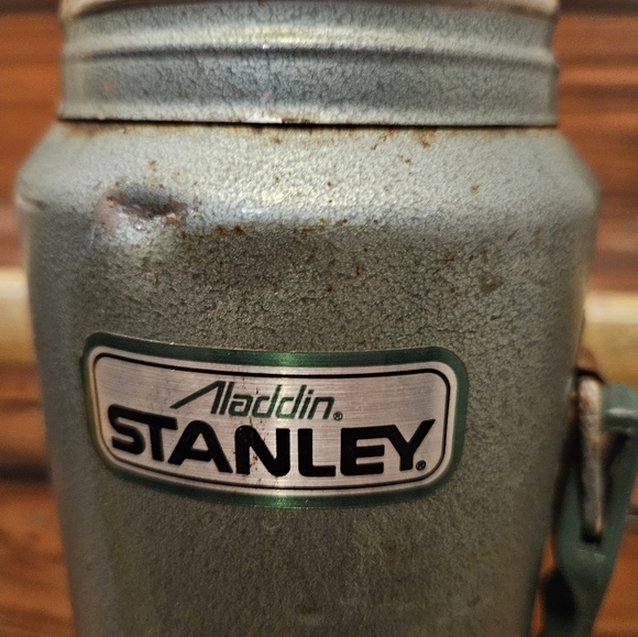 Vintage Stanley Aladdin Thermos A-944DH Green Quart Vintage - Picture 3 of 17
